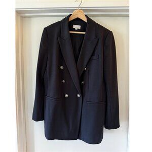 Black oversized blazer